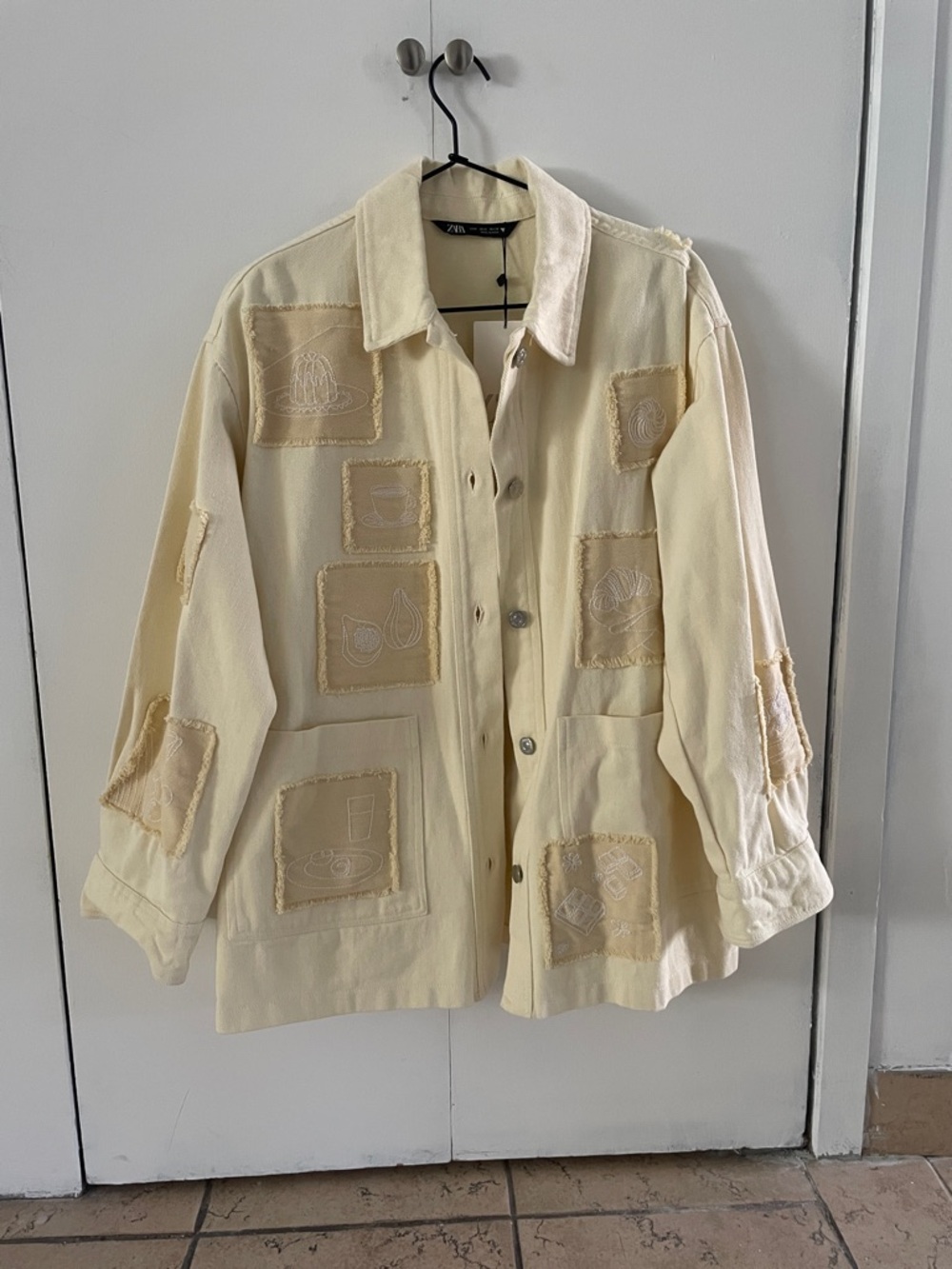 Zara Butter Yellow Shirt Jacket M NWT